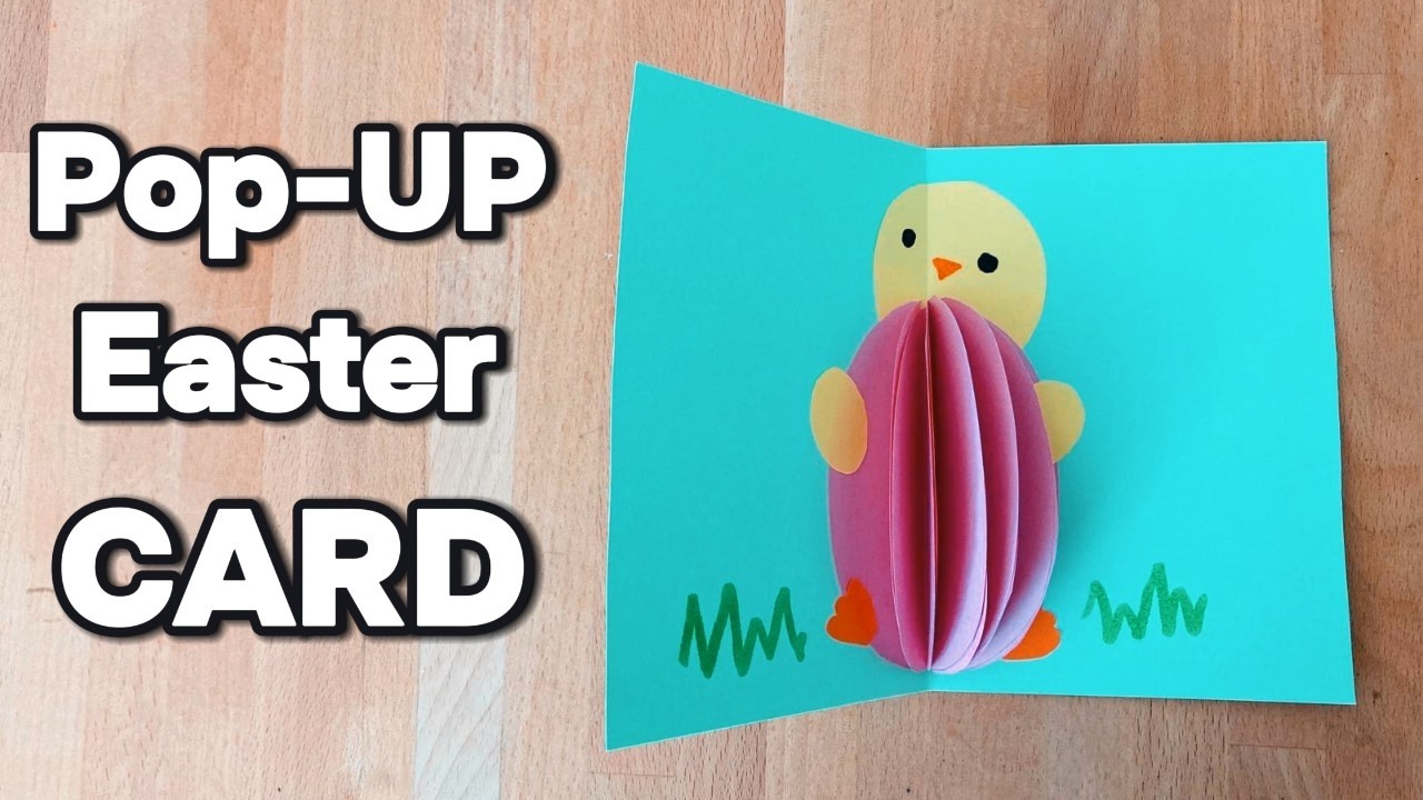DIY: 🐰 Pop-Up Paaskaart 🐰 | Easter Card Tutorial | Pop-Up Osterkarte Basteln