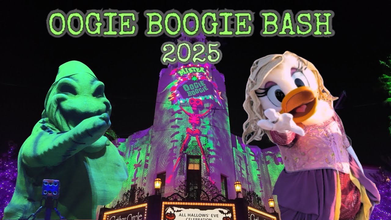 海外ディズニーのハロウィンが凄すぎた！🎃Oogie Boogie Bash 2025 vlog【パレード＆ヴィランズ】
