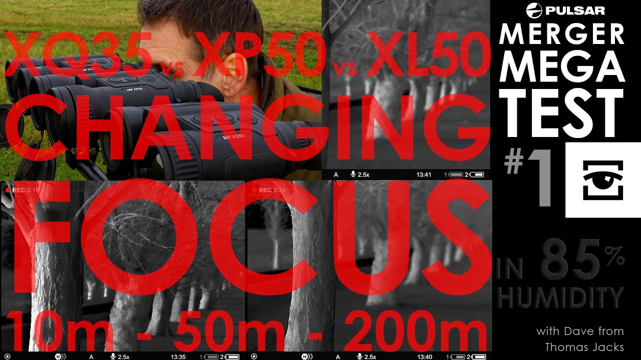 Pulsar Merger XQ35 vs XP50 vs XL50. Mega Test 1: Focusing challenge