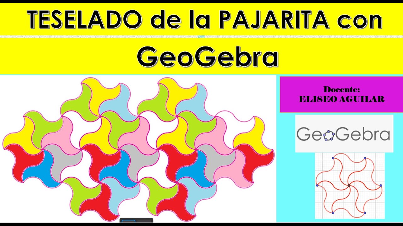 TESELADO de la PAJARITA de NAZARÍ con GEOGEBRA