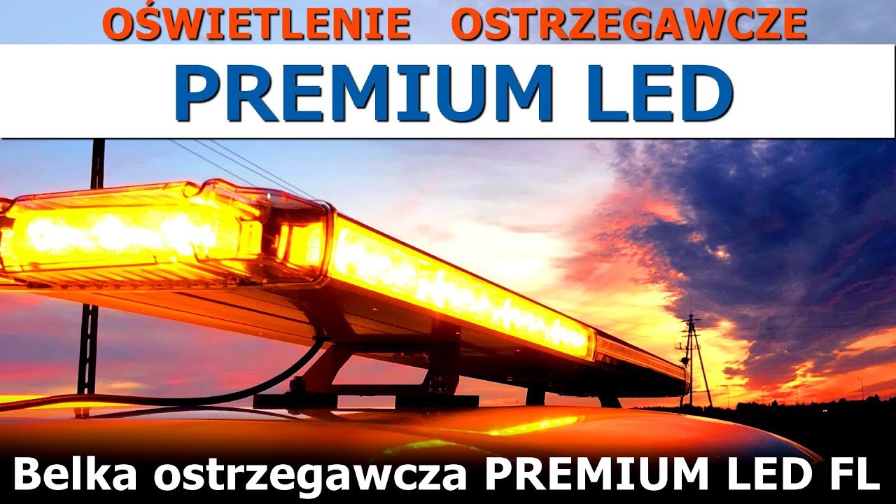 Najmocniejsza belka ostrzegawcza LED PREMIUM LED FL POMOC DROGOWA - LAWETA - PILOT - SŁUŻBA DROGOWA