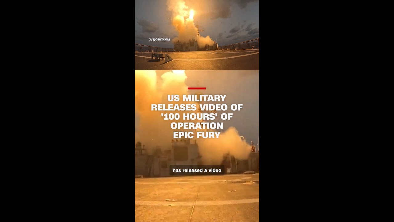 US military releases video of '100 hours' of Operation Epic Fury