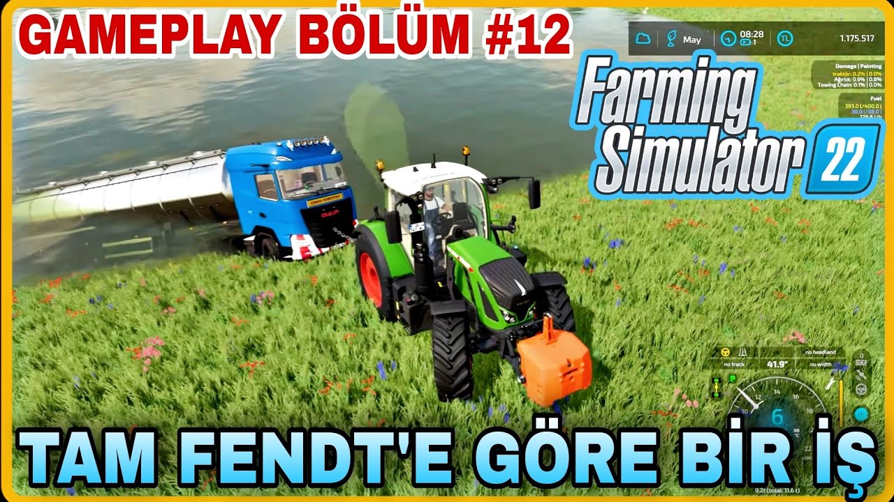 ÇİLE BÜLBÜLÜM ÇİLE .! BİZDE DERT BİTMEZ. SERAYI SULAMAK İÇİN KİRALADIĞIM KAMYON GÖLETE BATTI #fs22