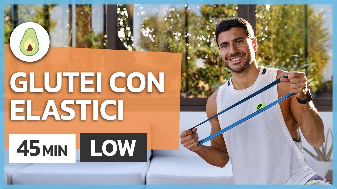 Allenamento GLUTEI ON FIRE con elastici - 45 minuti | Cotto al Dente