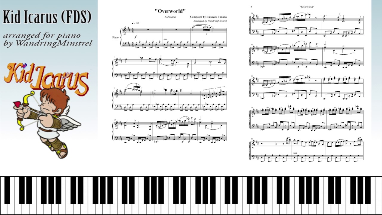Kid Icarus  (光神話 パルテナの鏡) OST - Arranged for Piano