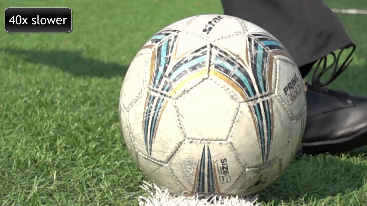 Kicking a Football in Slow Motion
