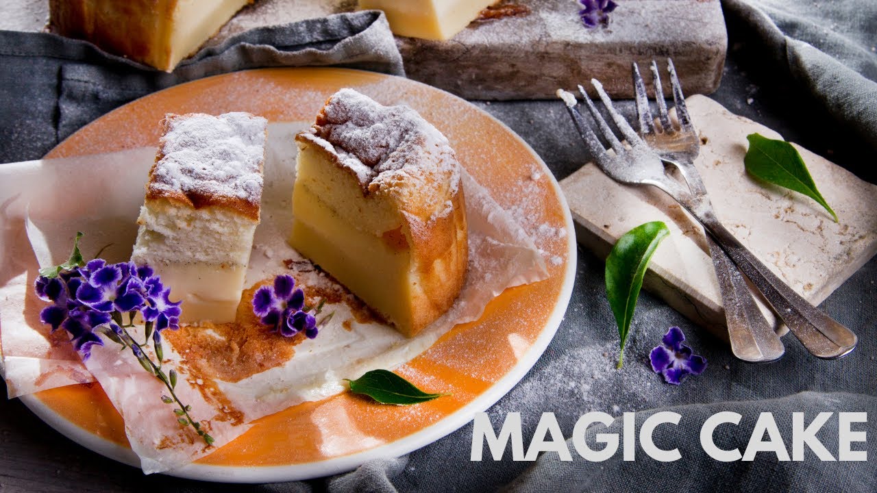 Magic Cake Recipe -Dessert With 3 Layers