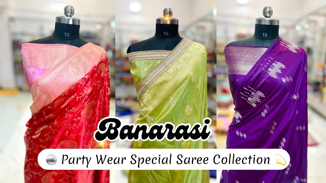 Exclusive! ये 3 साड़ियाँ इस वेडिंग सीज़न में धूम मचा देंगी | Banarasi Party Wear Saree |Umaiza Fabric