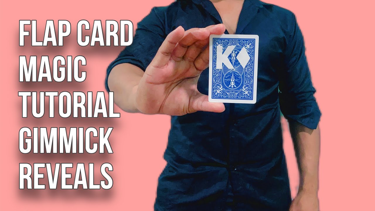 Flap Card Magic Tutorial Gimmick Reveals #mr_yut_magic #Page MR YUT MAGIC
