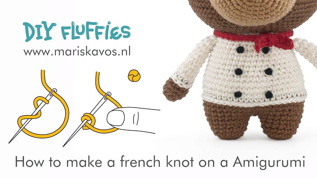 French knot on Amigurumi