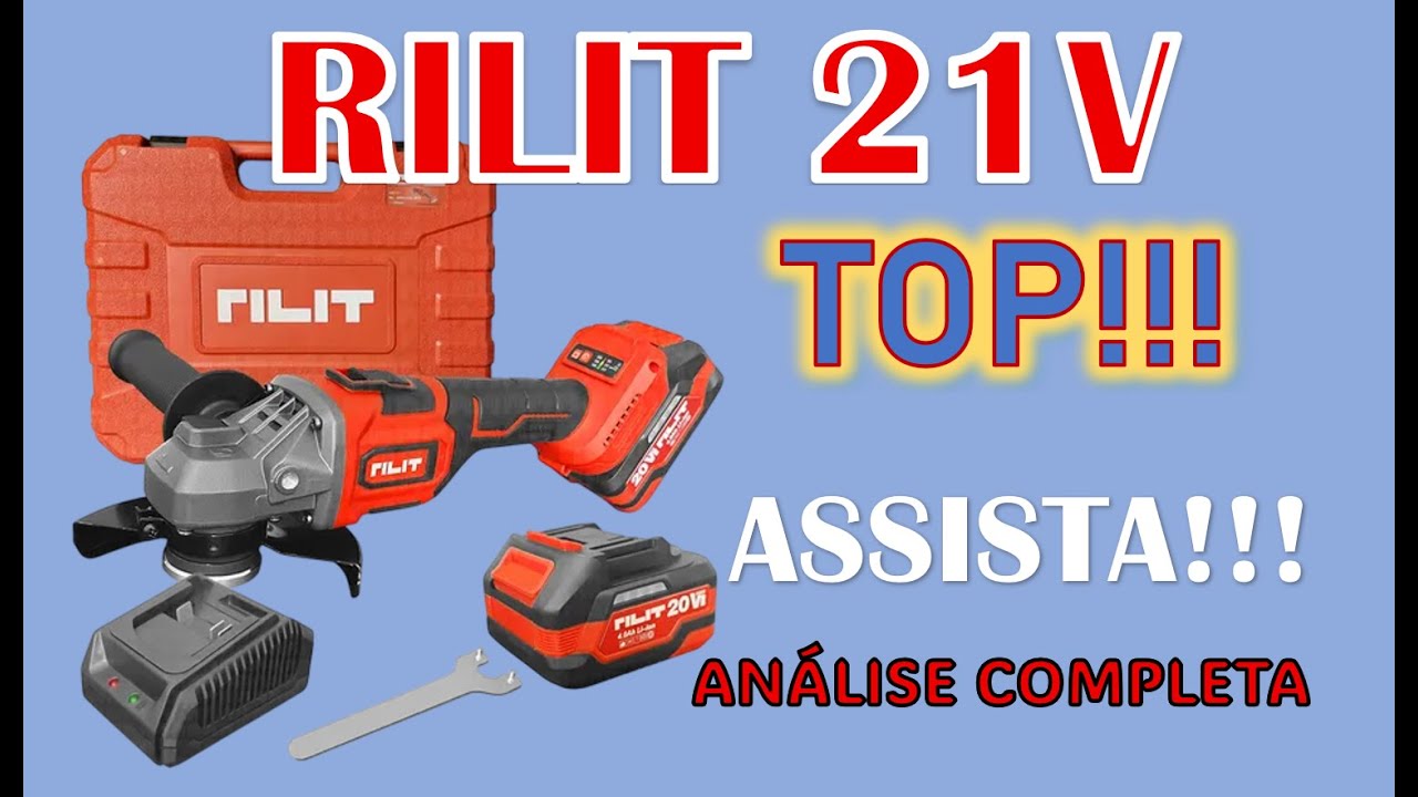 ESMERILHADEIRA RILIT 21V - TOP!!!