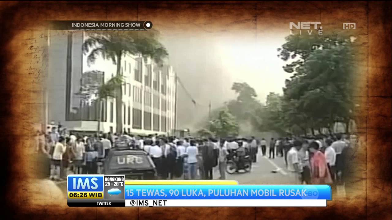 Today' s History 13 September 2000 - Bom Meledak di Gedung Bursa Efek Jakarta