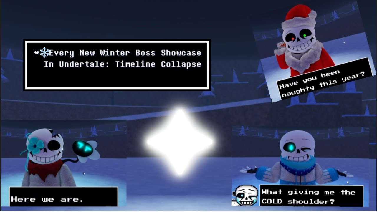 ❄️Every New Winter Boss Showcase in Undertale: Timeline Collapse + Winter Pass giveaway