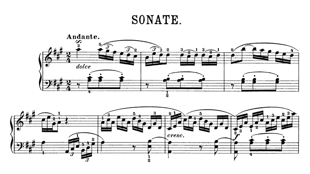 Haydn: Keyboard Sonata No. 12 in A major, Hob.XVI:12 [Alpenheim]