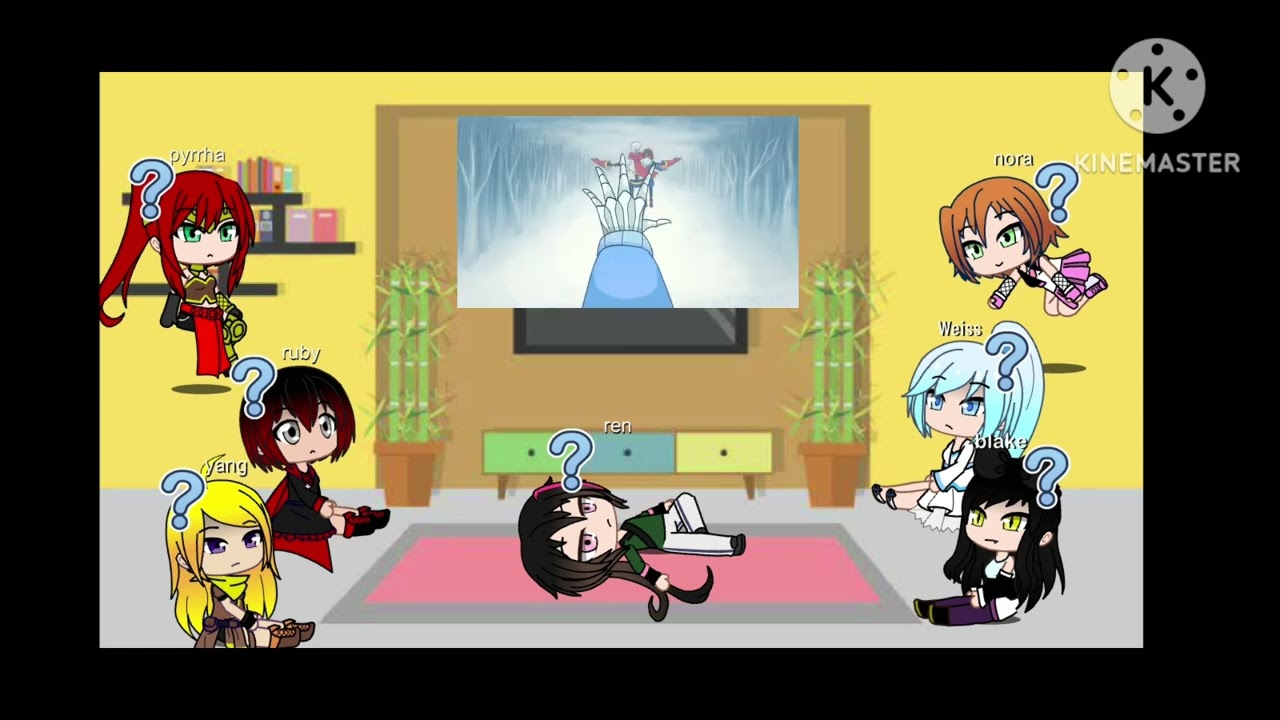 rwby react to jaune as sans part 2