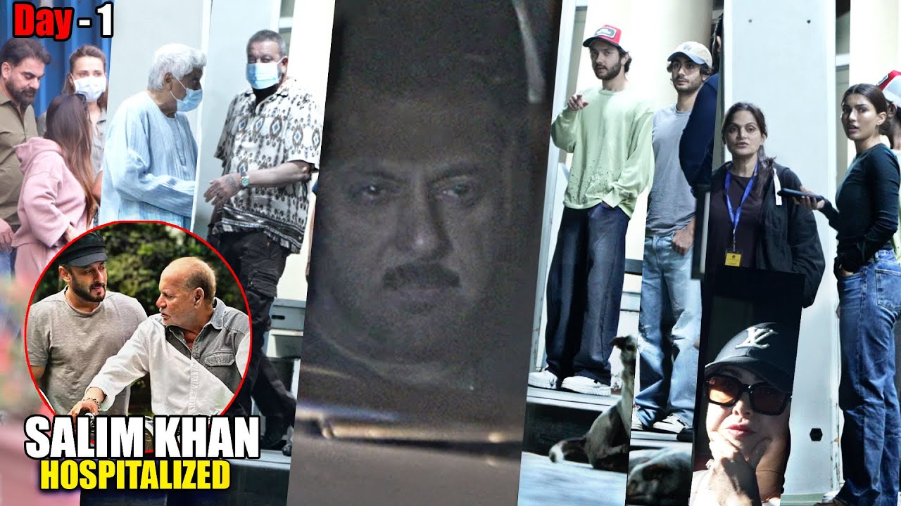 UNCUT - Salman Khan&rsquo;s Father Salim Khan Hospitalized in Mumbai Lilavati Hospital  | DAY 1 