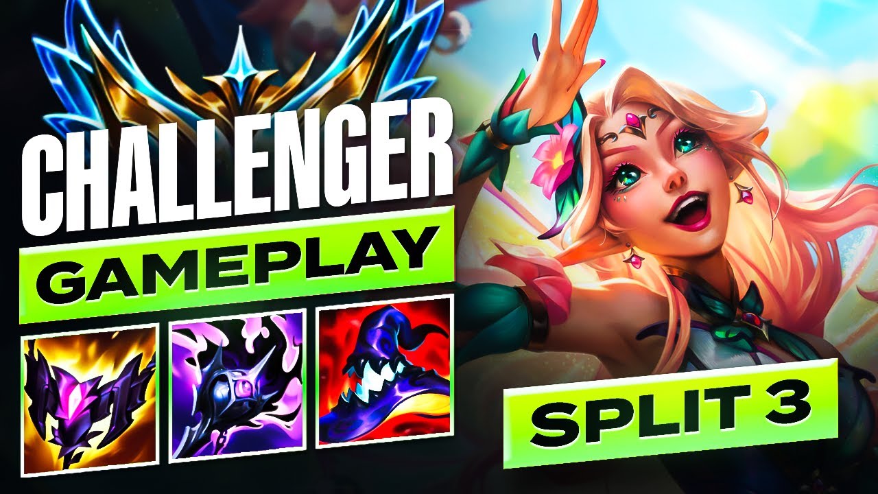 CARRYING CHALLENGER WITH LUX - Season 14 Split 3 SoloQue - Lux Builds & Runes