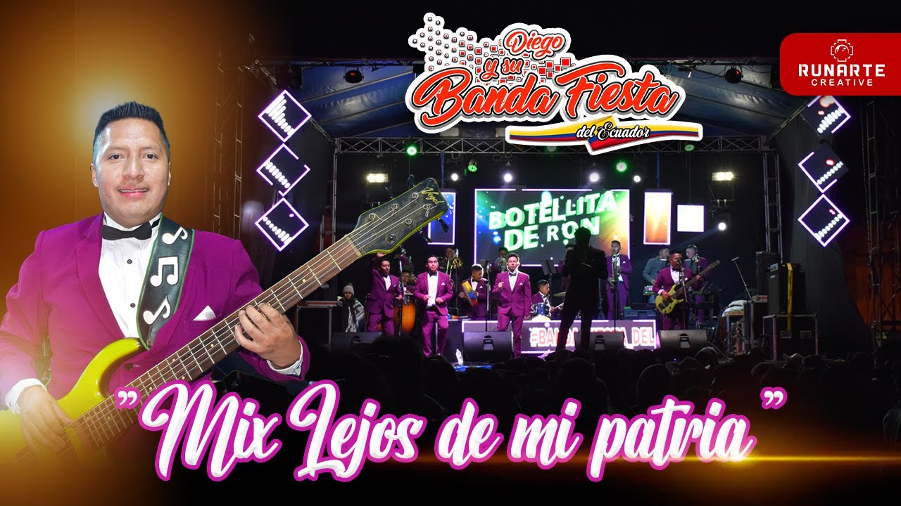 DIEGO Y SU BANDA FIESTA 2024 - MIX LEJOS DE MI PATRIA (EN VIVO PARTE 02)