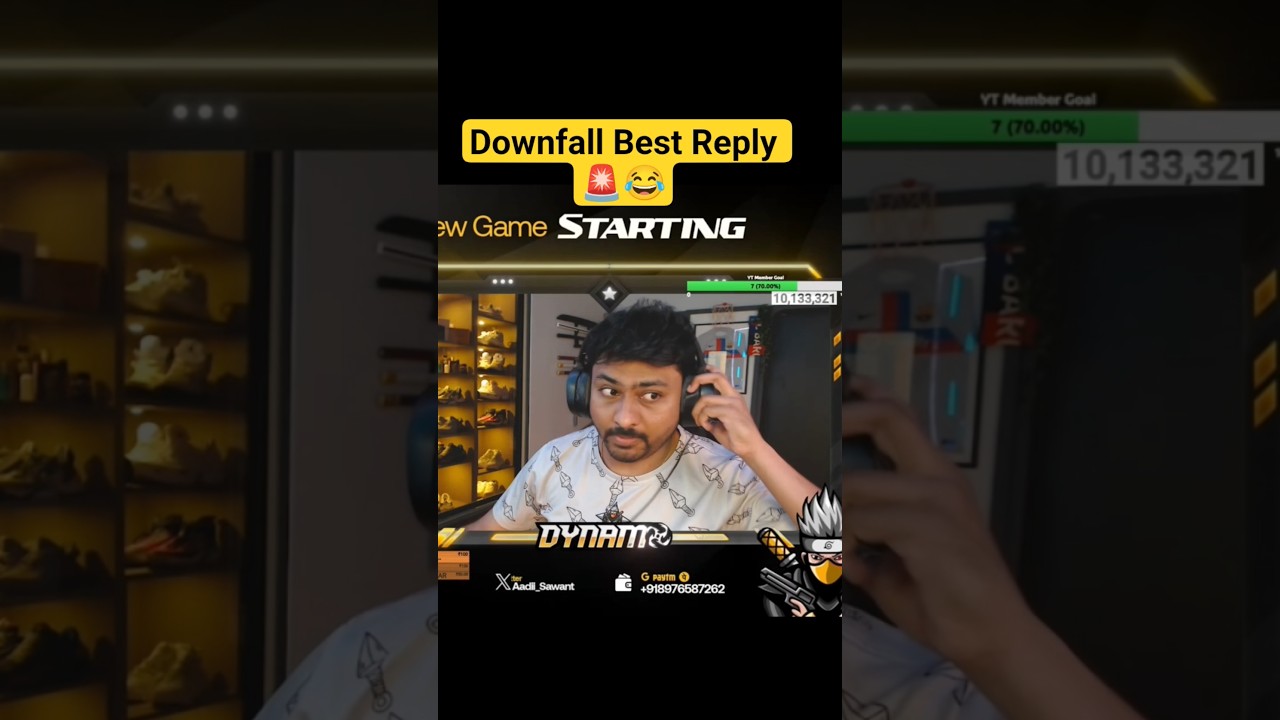 Downfall Best reply for haters🚨😂 #shorts #dynamo #downfall