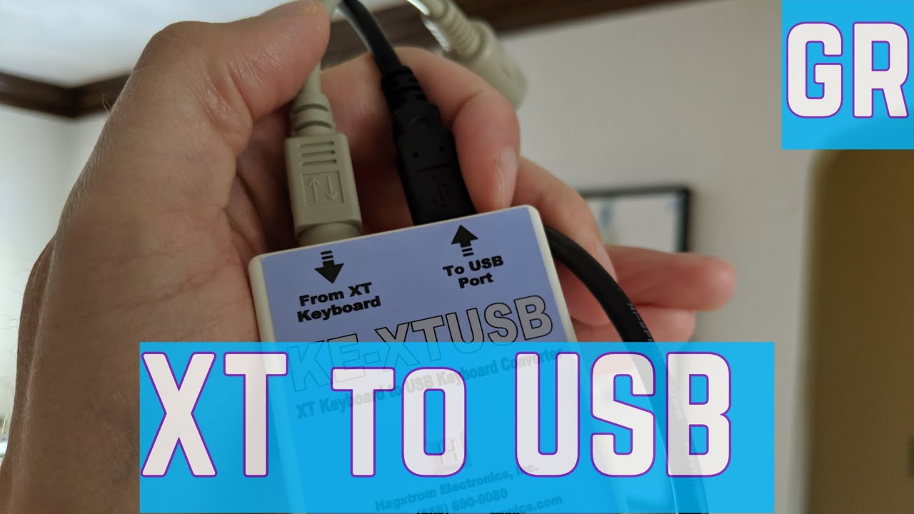Using an XT to USB Keyboard Adapter