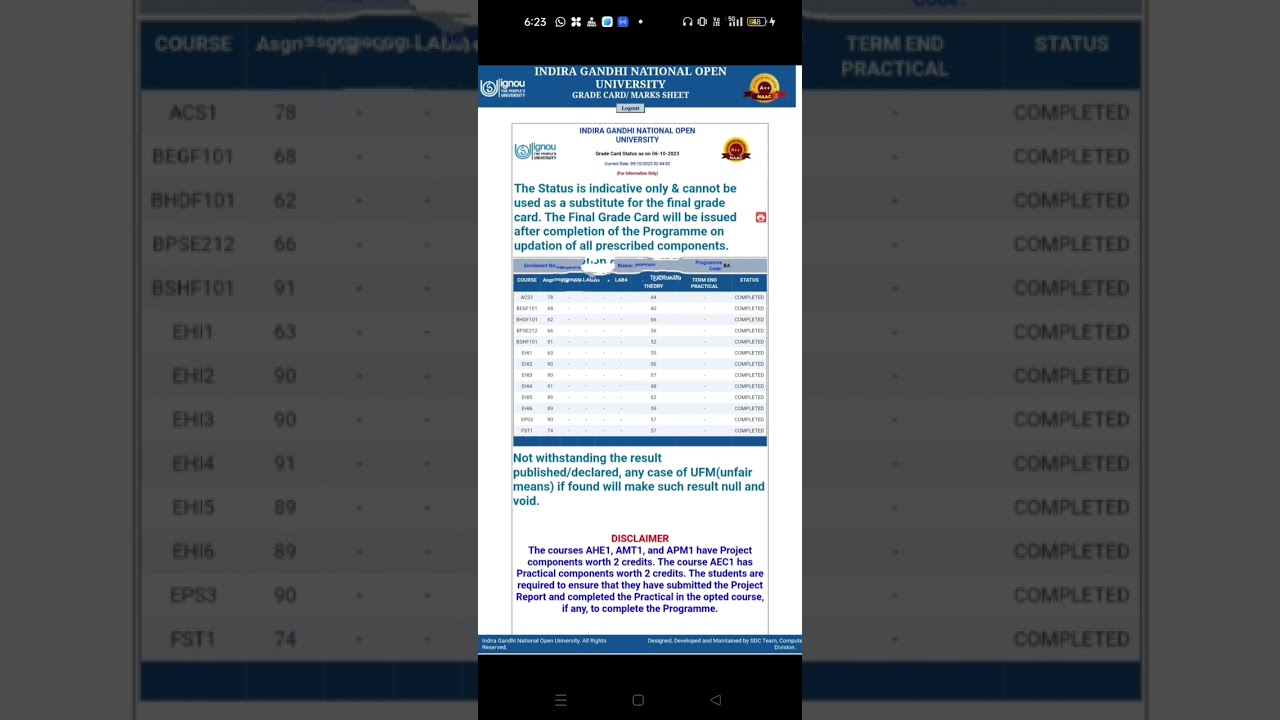 IGNOU assignment 2023-24 
