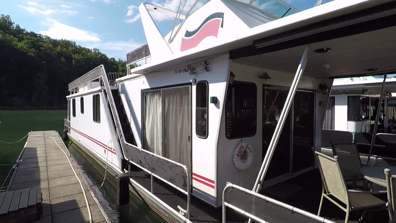 1988 Sumerset 14 x 60WB Houseboat For Sale on Watauga Lake TN - SOLD!
