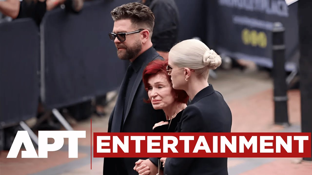 Sharon Osbourne Breaks Down in Tears at Ozzy Osbourne’s Memorial in Birmingham | APT