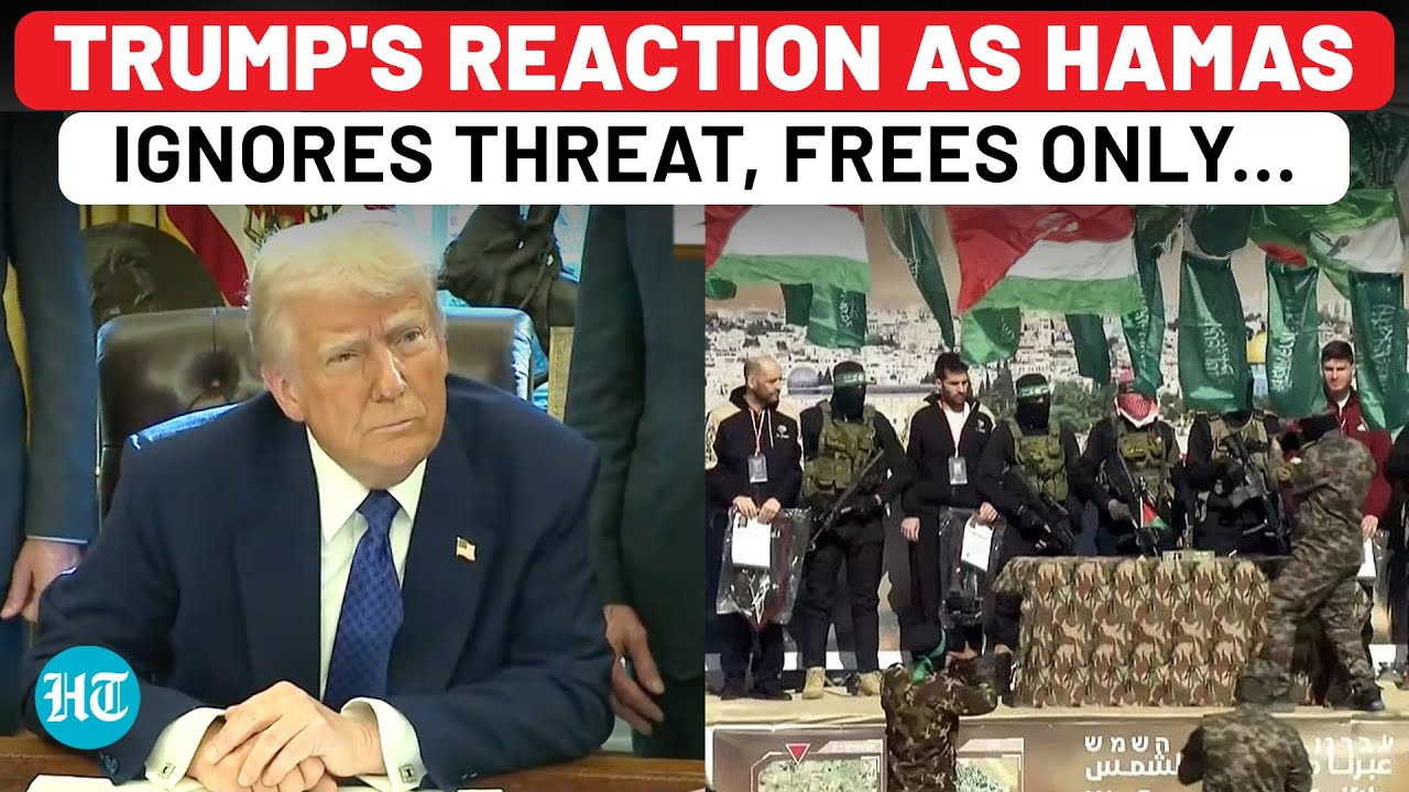On Cam: Trump's First Reaction As Hamas Ignores His Threat To Free All Hostages | Israel,USA,Gaza