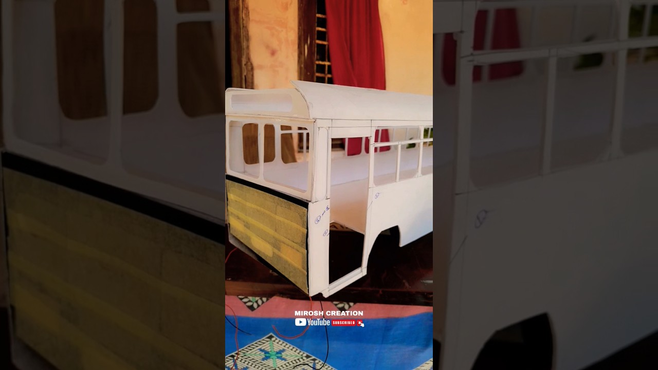 Hand made miniature bus | Leyland Model Bus Srilanka #leylandbus #srilanka #lanka_ashok_leyland #bus