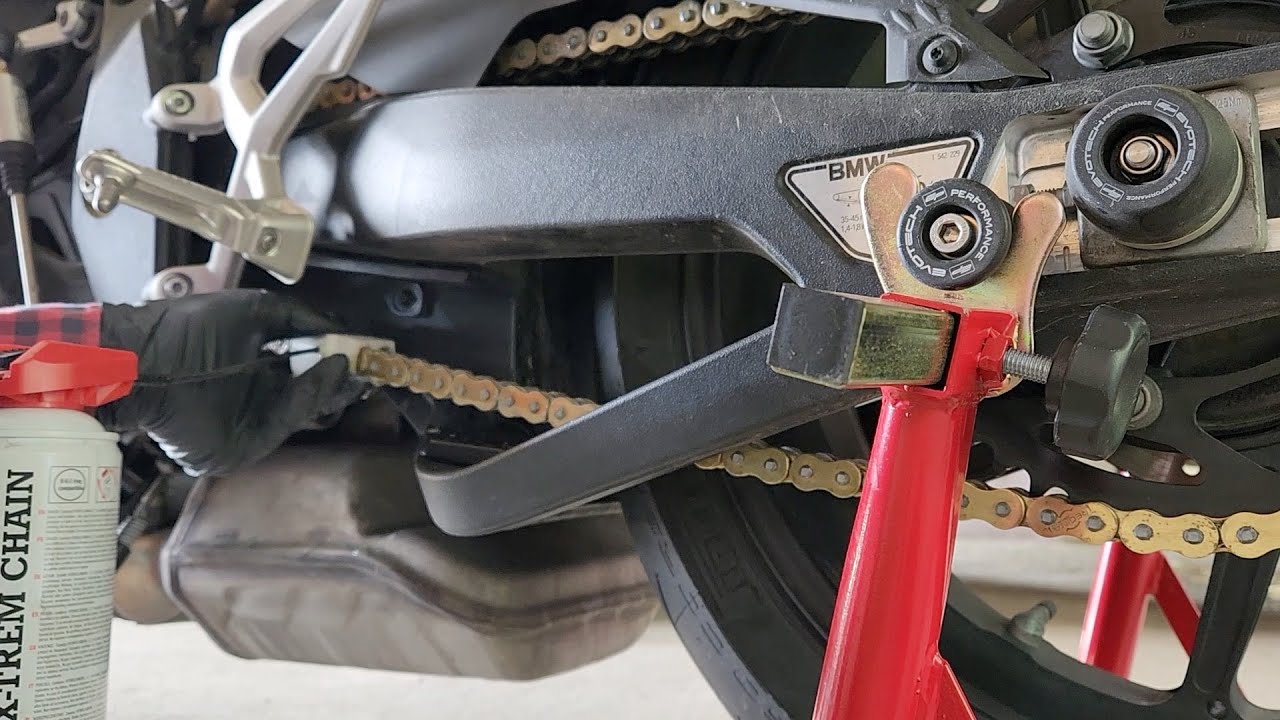 S1000R 체인청소 해보기 chain cleaning.