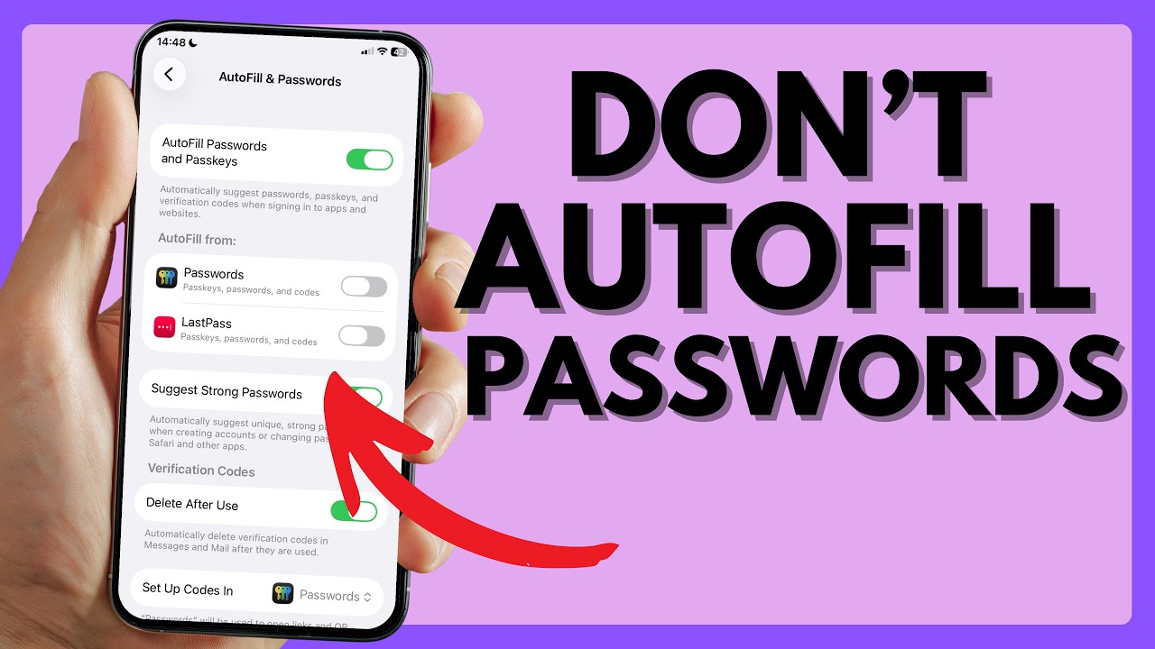 How to Turn Off Autofill Passwords on iPhone