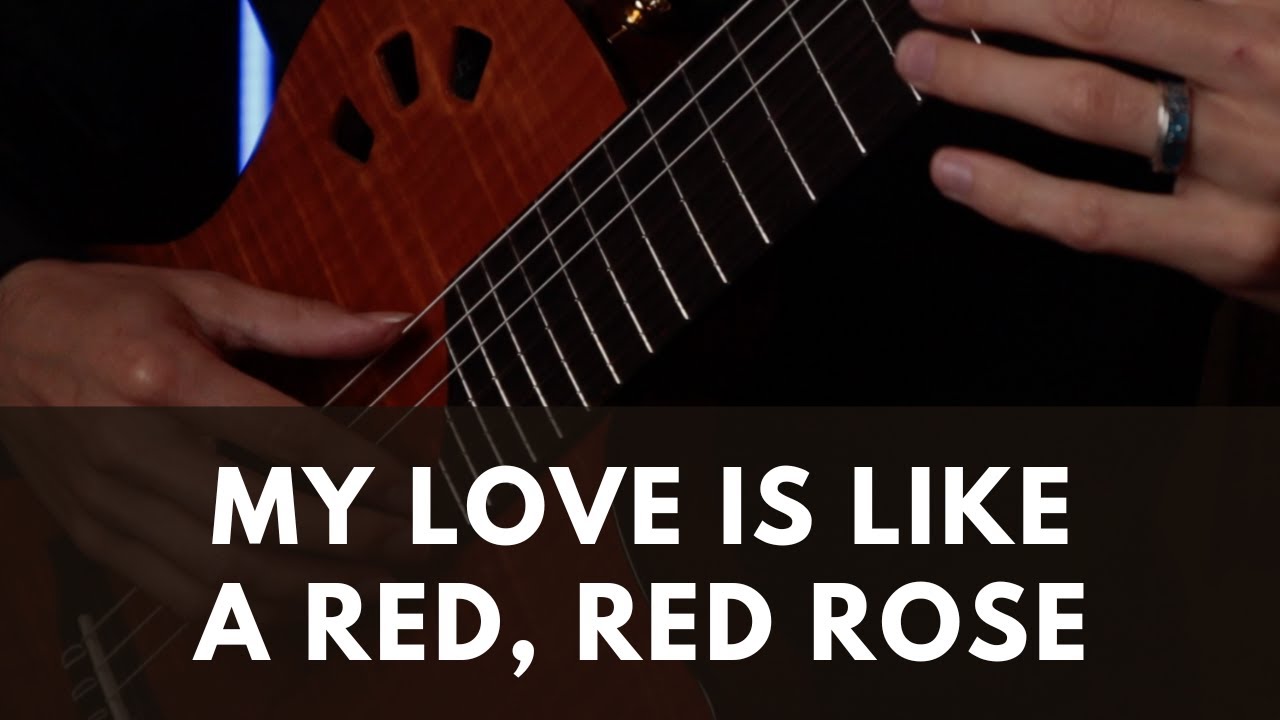 The Most Beautiful Scottish Love Song | My Love is Like a Red, Red Rose (Guitar)