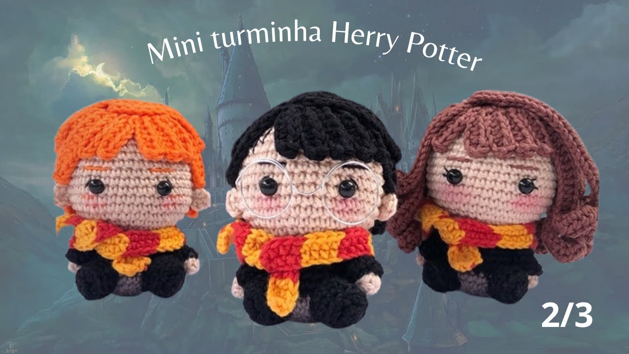 Amigos Harry potter, Hermione - PASSO A PASSO Amigurumi