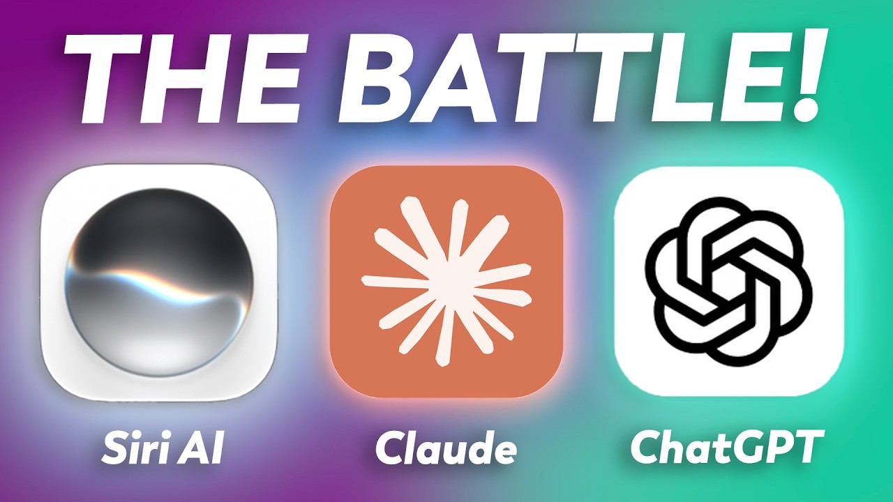 Siri AI vs Claude vs ChatGPT (2026) The Results Surprised Me !