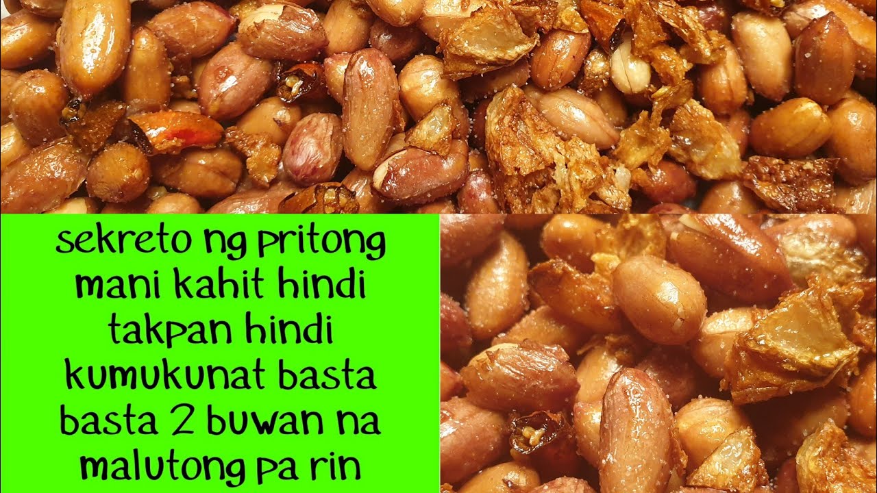 Pritong MANI  2 BUWAN na MALUTONG  pa rin