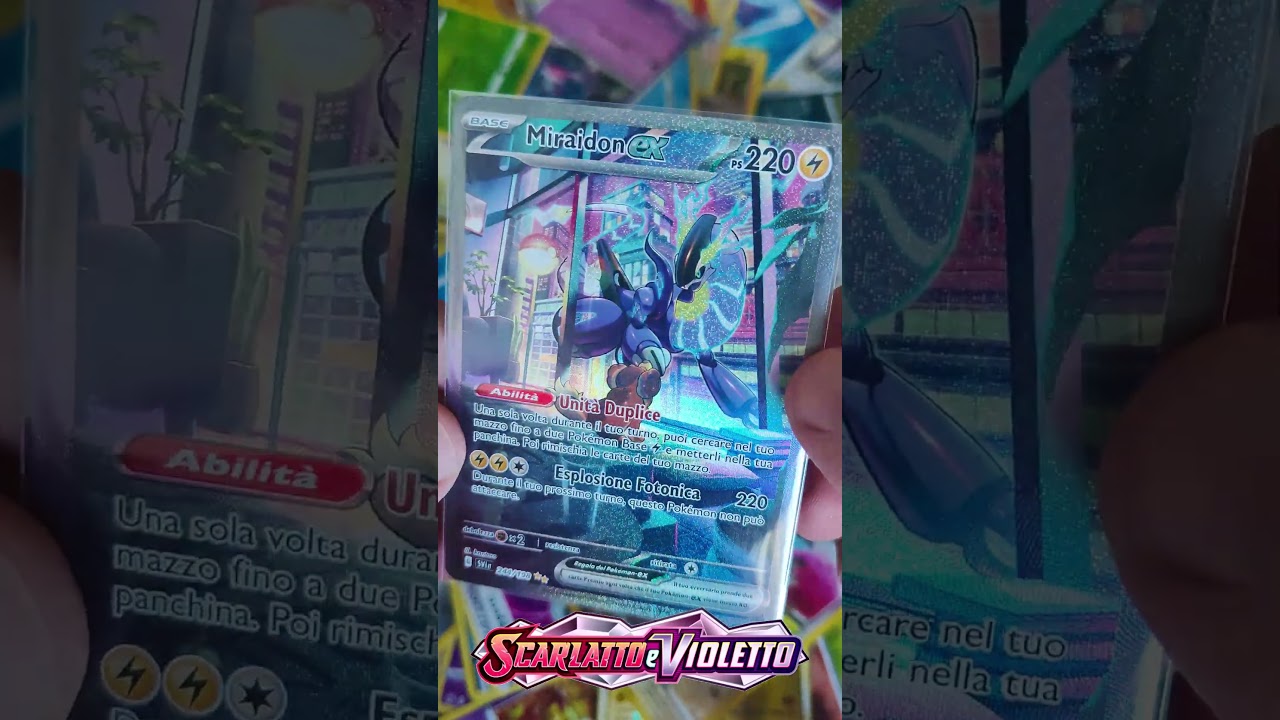 Miraidon Ex Alternative Art Scarlatto e Violetto