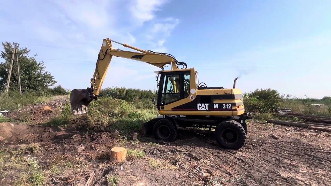 Koparka kołowa CATERPILLAR 312M rok 2001 stan wzorowy tel 885-585-279 cena 82 000 zł