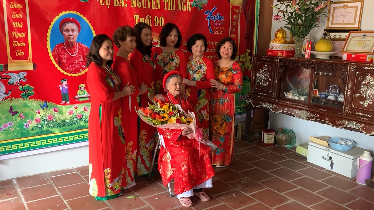 Lễ mừng thượng thọ cụ Nguyễn Thị Nga 90 tuổi-Năm 2021