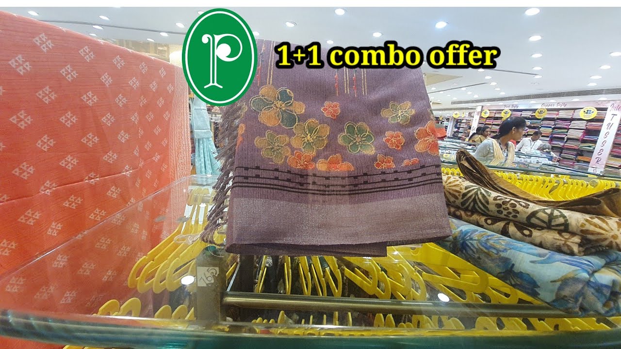 Pothys coimbatore 1+1 offer sarees |Shopping with priyachannel|