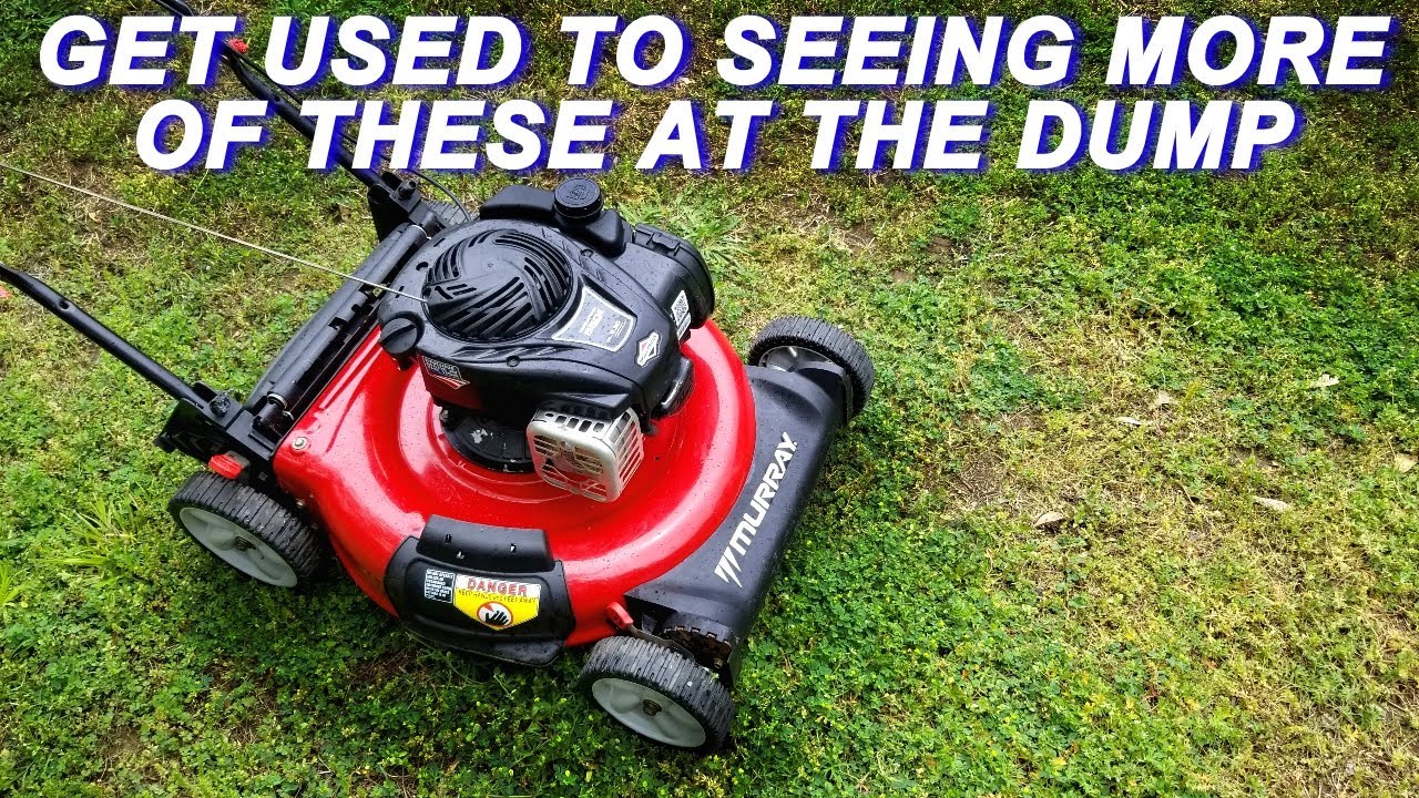 Fixing A Murray Mower That Was Found At The Dump