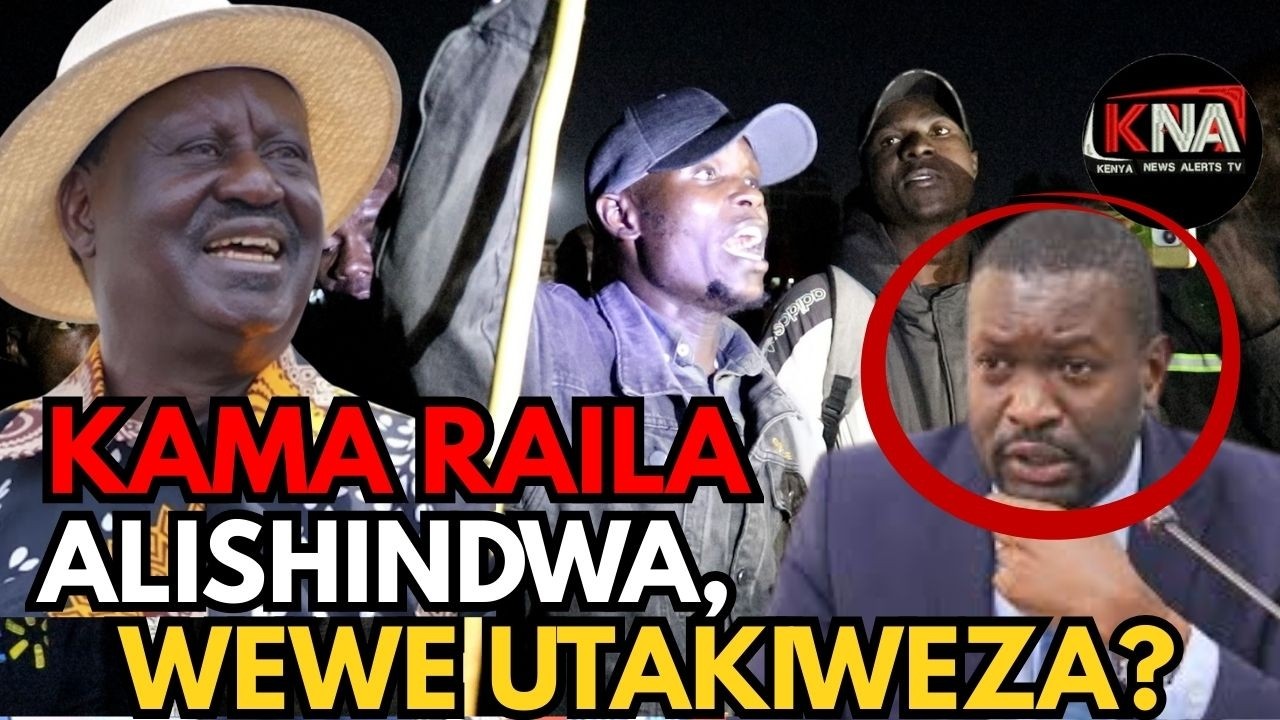 KAMA KINA RAILA WALISHINDWA WEWE NDIO UTAKIWEZA? SIFUNA UTAPANGWA.