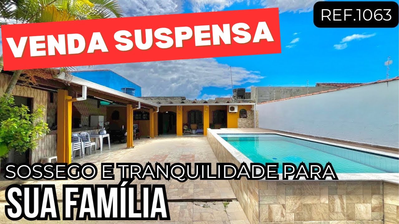 REF.1063 Edícula confortável e com lazer para sua família a 600m do mar