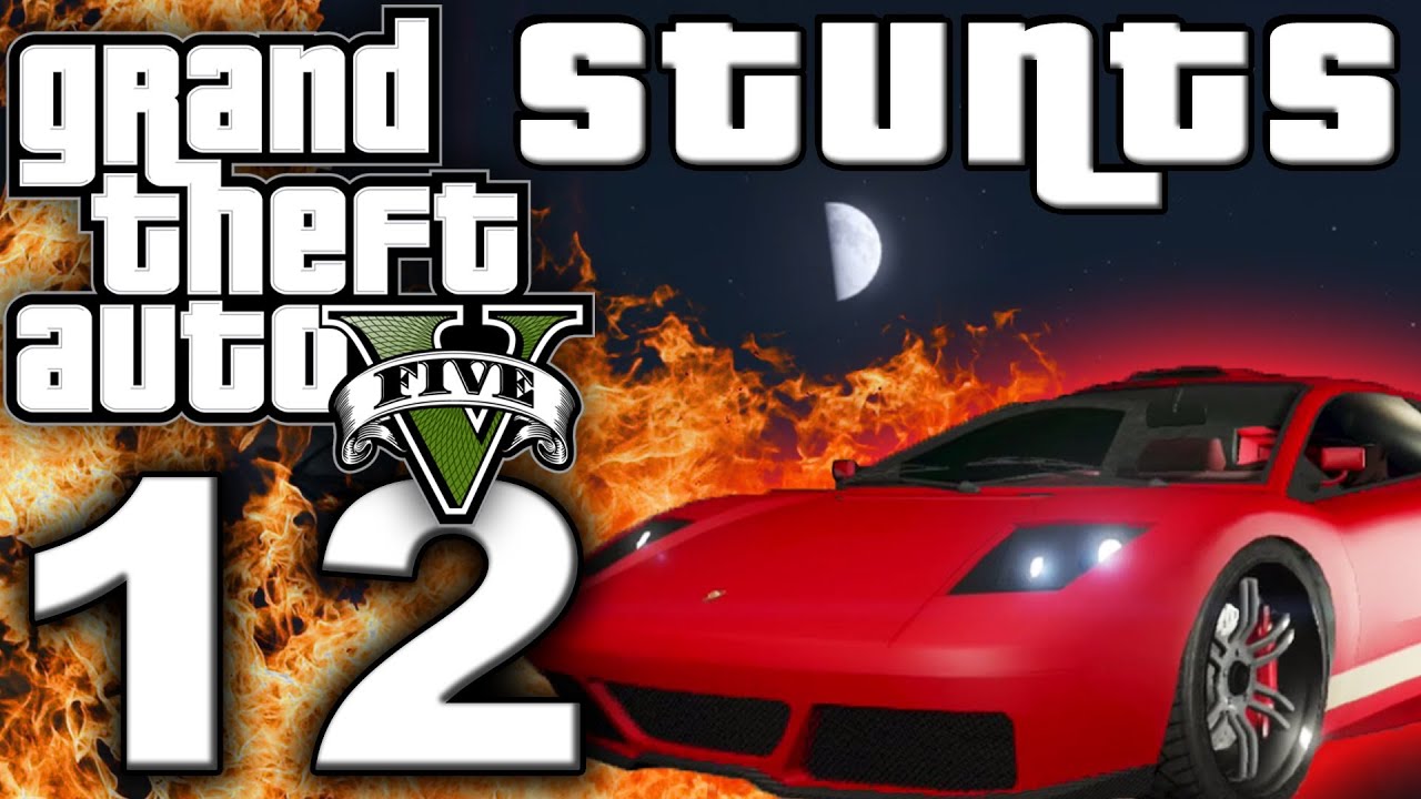 GTA 5 Stunts #12 (GTA V Jumps, Stunts and Crashes)