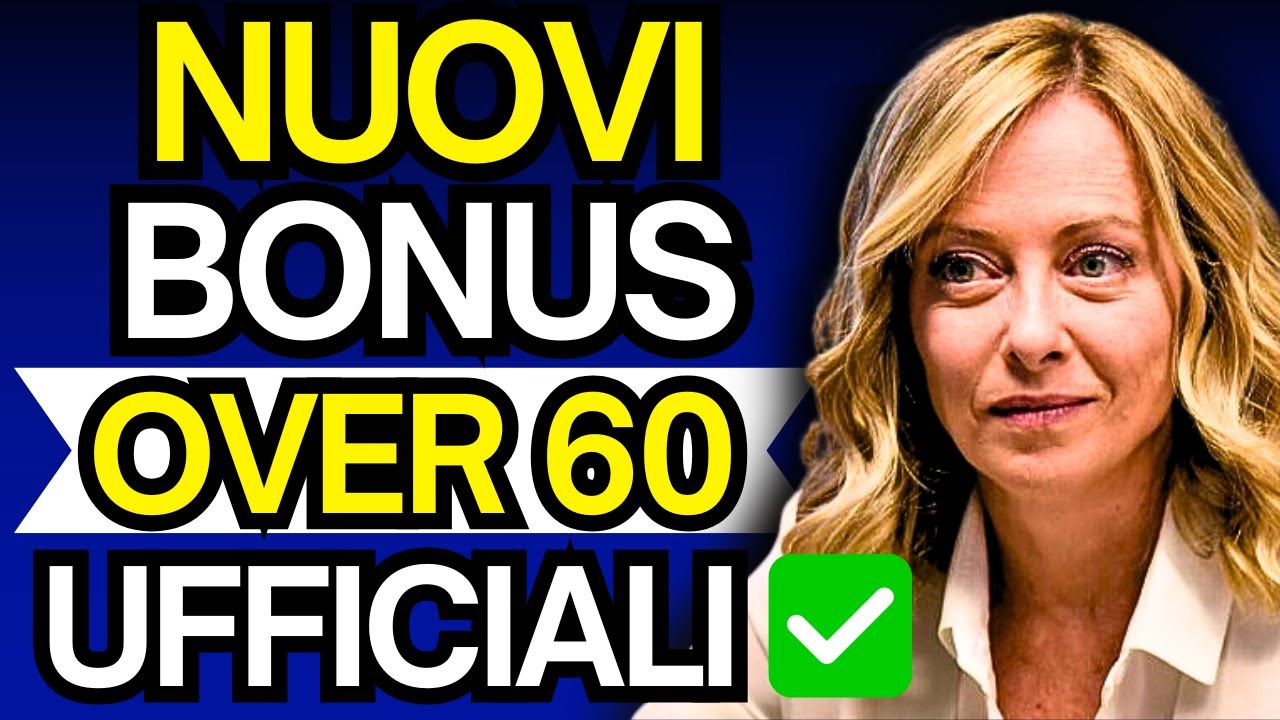 Hai più di 60 anni? Bonus e agevolazioni 2025 che ti spettano (molti non li conoscono!)