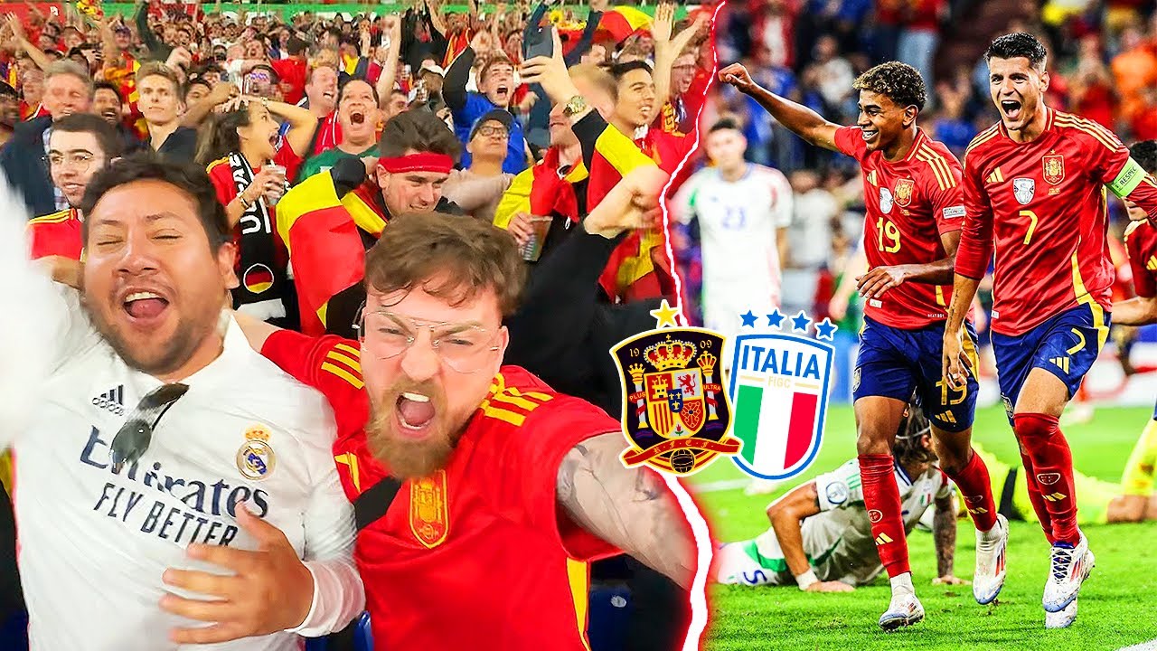 Spanien vs. Italien - EM Stadionvlog 🇪🇸🇮🇹 | PURE DOMINANZ - TITELFAVORIT? ViscaBarca