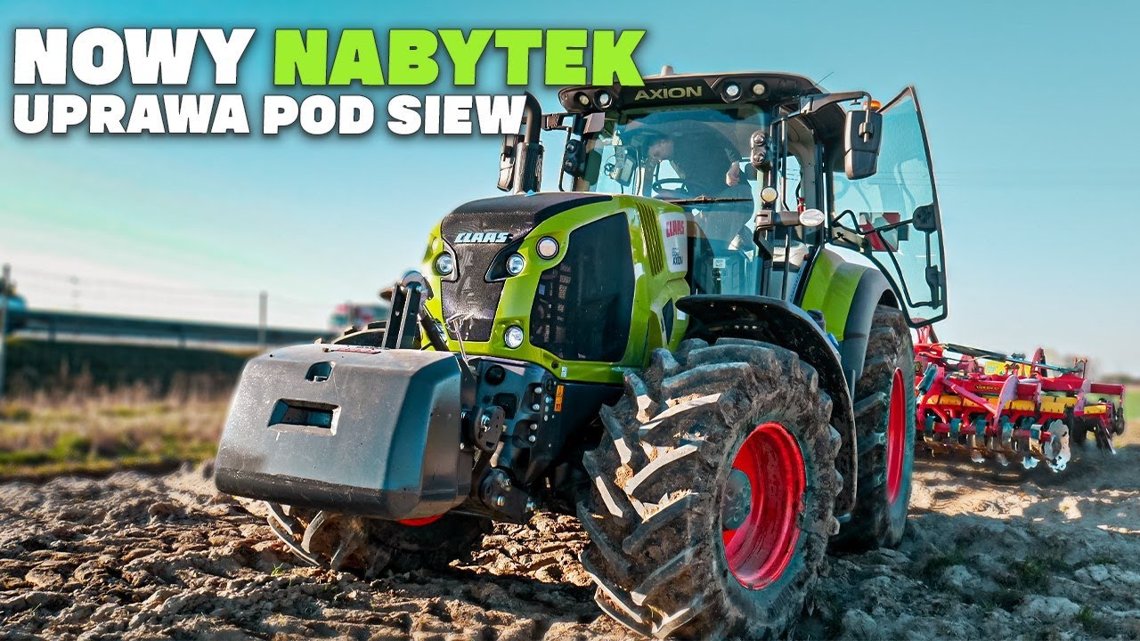 ☆ Mokra Uprawa pod Siew Nowym Nabytkiem w Gr.Hulaniccy ☆ Claas Axion 830 ☆