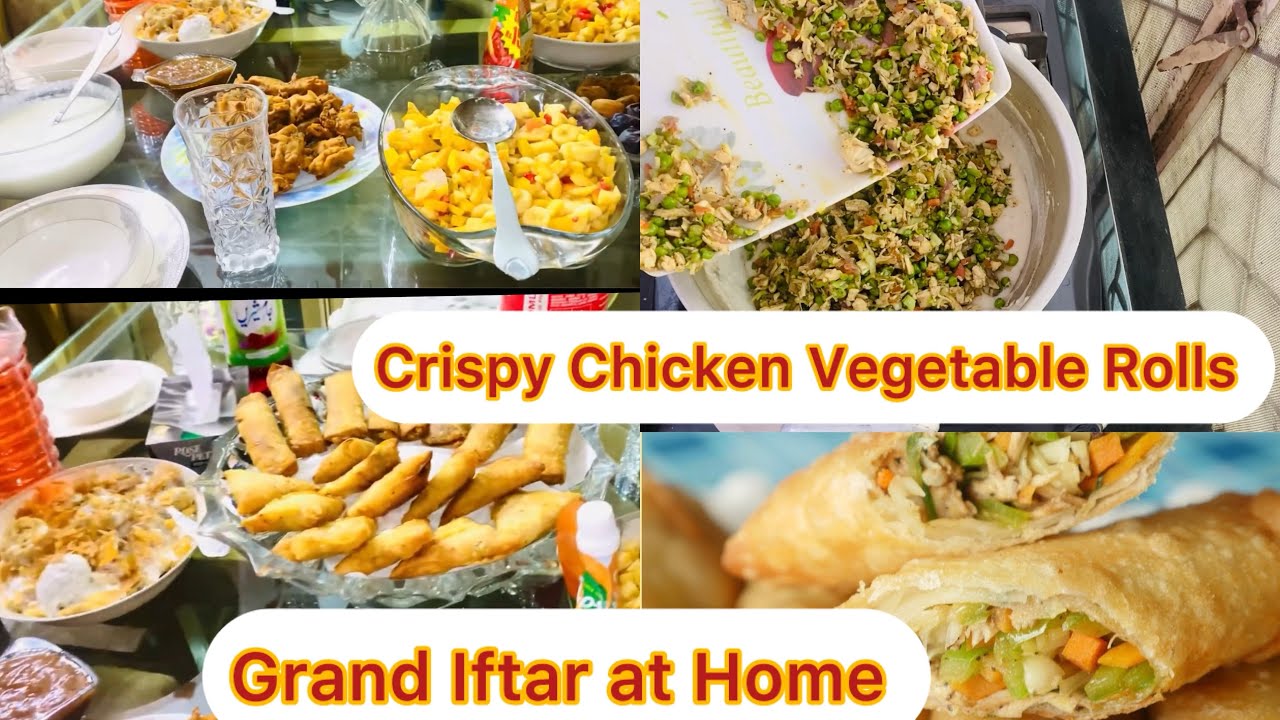 Iftar Party at our Home | Crispy Chicken vegetable Recipe