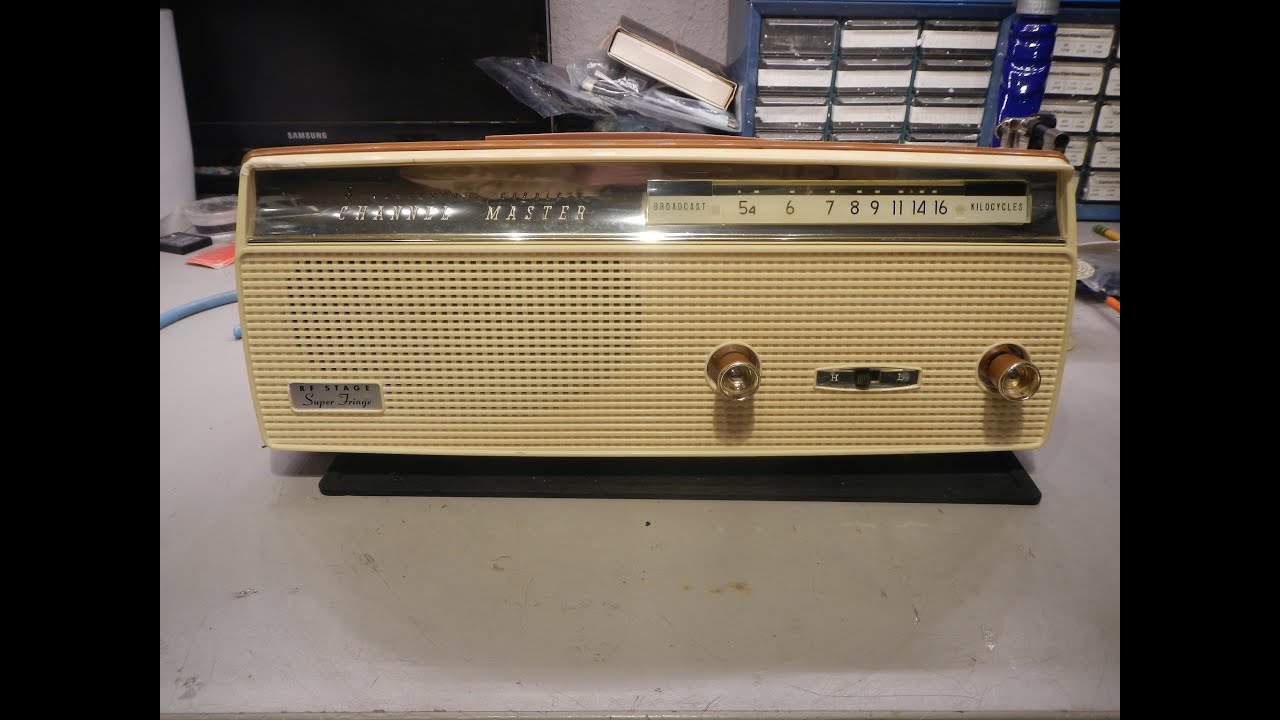 Channel Master Super Fringe Model 6520 Table Radio Repair