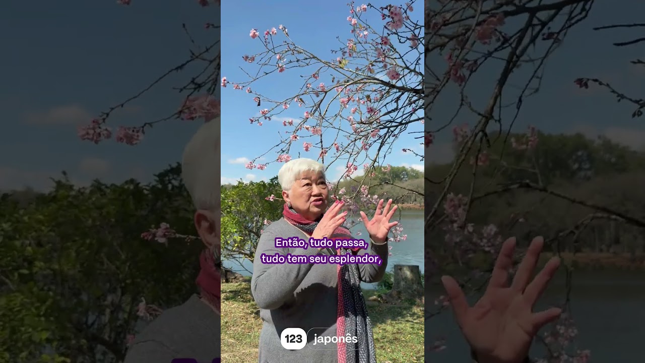 Visitamos o Pavilh&atilde;o Japon&ecirc;s para apreciar as cerejeiras