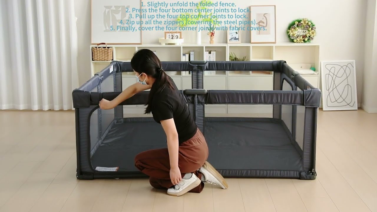 Cosola Ready-Go Play Yard RW-042 model installation guide